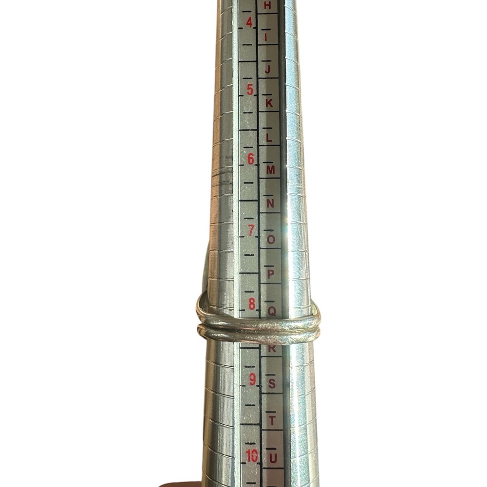 Sterling Silver Signed Native American Ring With … - image 7